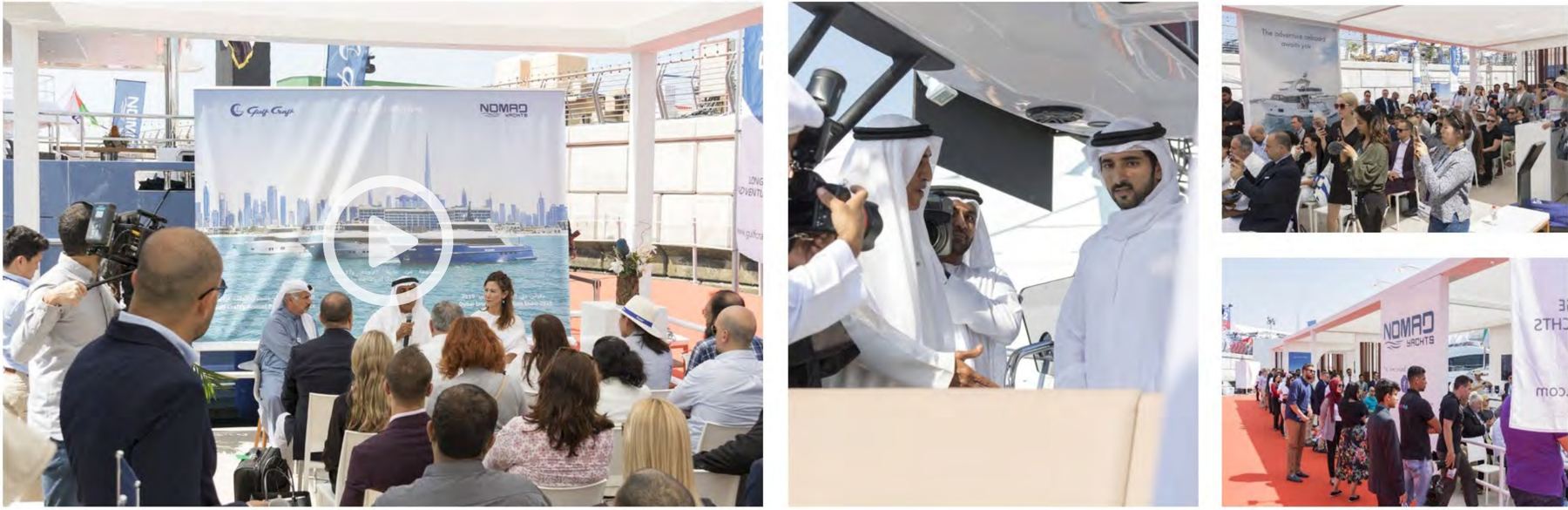 Gulf Craft press conference at the Dubai International Boat Show